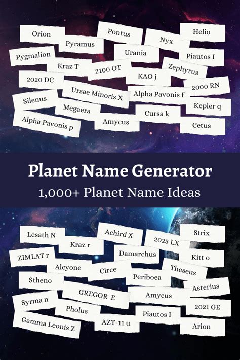 fake planet name generator